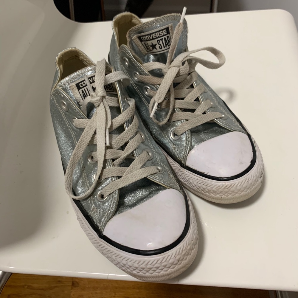 Converse silver all star